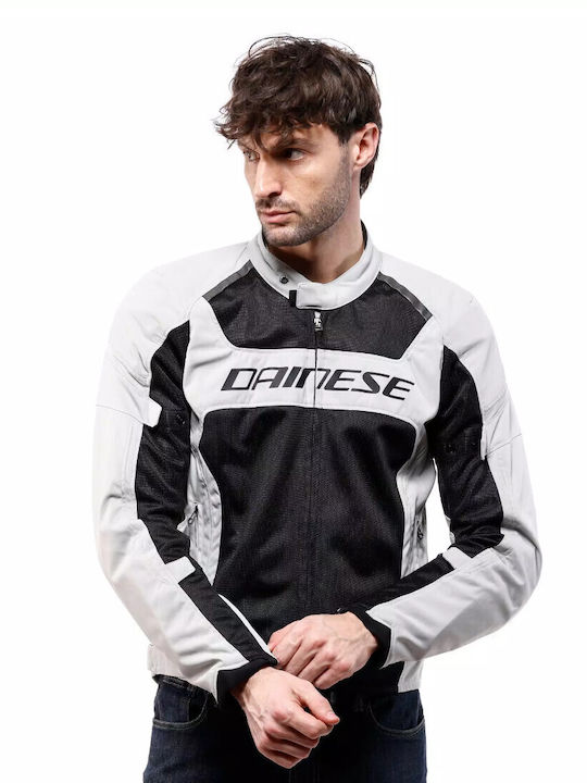 Dainese Air Frame 3 Sommer Herren Reitjacke Synthetisch Light Gray/Light Gray/Schwarz