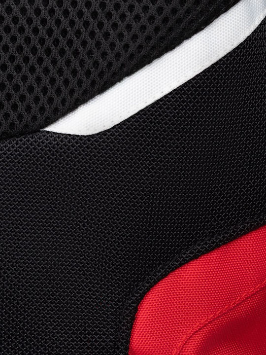 Seca Summer Way Herren Sommer Motorradjacke Schwarz/Rot