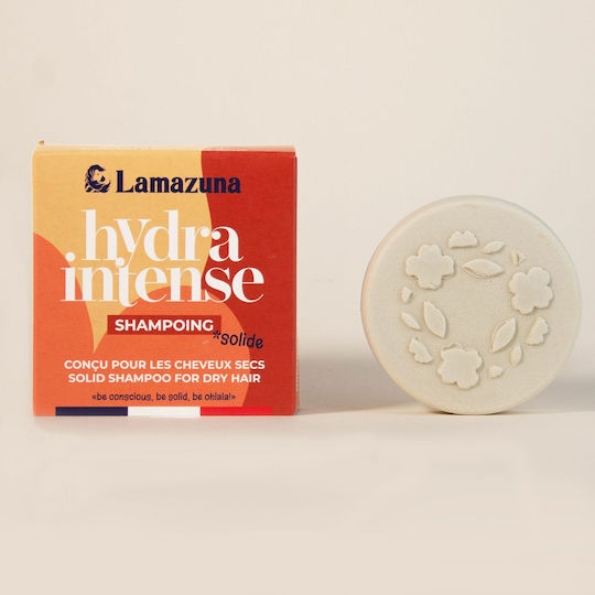 Lamazuna Solid Hair with Vanilla & Coco Solid Shampoos Hydration & Shine for Dry Hair Hair 55gr