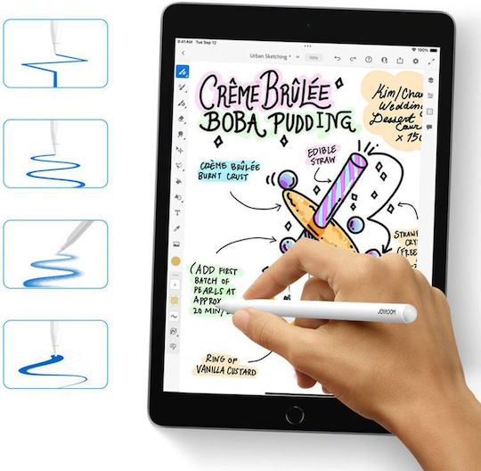 Joyroom JR-X9S Pro Digital Stylus Pen with Palm Rejection for Apple iPad in White