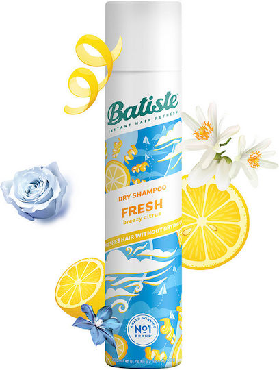Batiste Fresh Șampon Uscat Hidratare și Volum 200ml