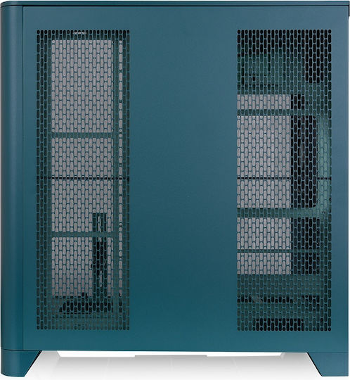 Thermaltake View 390 Air Gaming Midi-Turm Computergehäuse mit Seitenfenster Transformative Teal