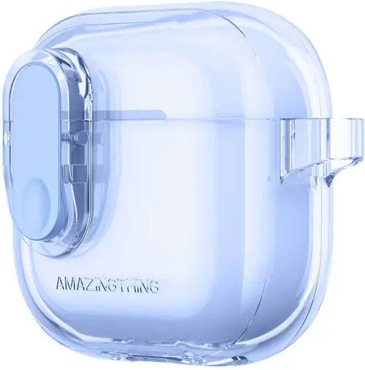 AmazingThing Minimal Hülle Silikon in Blau Farbe für Apple AirPods 4