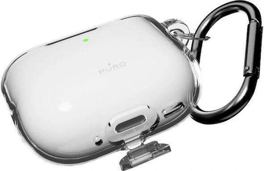 Puro Θήκη Σιλικόνης με Γάντζο σε Ροζ χρώμα για Apple AirPods 4