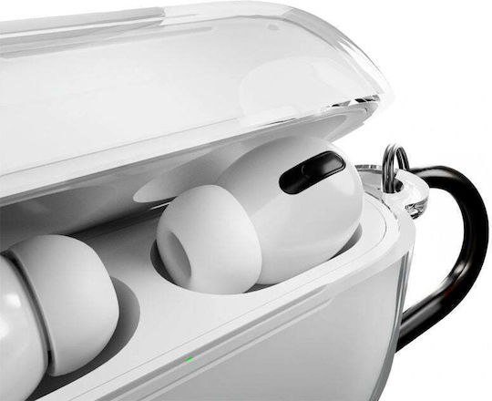 Puro Θήκη Σιλικόνης με Γάντζο σε Ροζ χρώμα για Apple AirPods Pro 3