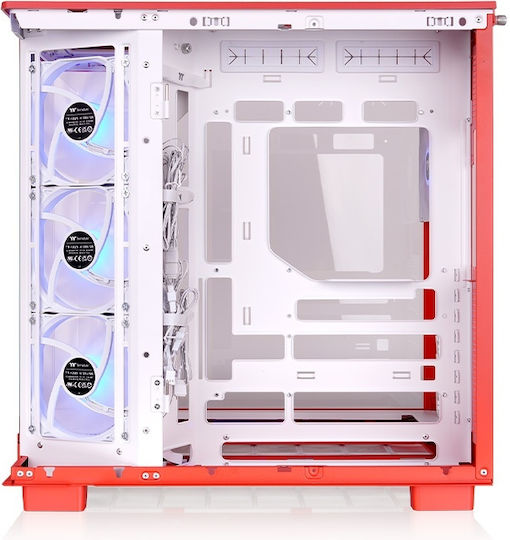 Thermaltake 380 XL TG ARGB Gaming Midi-Turm Computergehäuse mit Seitenfenster Flammendes Orange