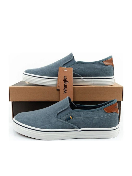 Calypso Slip-On-uri Pentru Bărbați Din Material Albastru