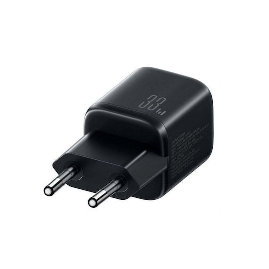 Joyroom Charger with USB-A Port and USB-C Port and USB-C - Lightning Cable 33W Power Delivery / Quick Charge 3.0 Black (JR-TG7)