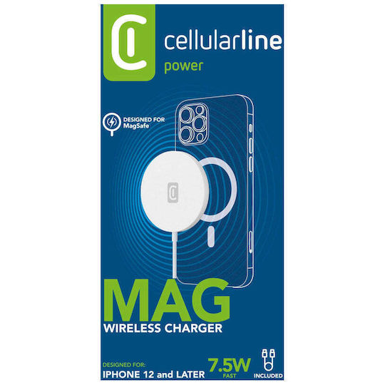 Cellular Line Magsafe Ladegerät 7.5W Weißs