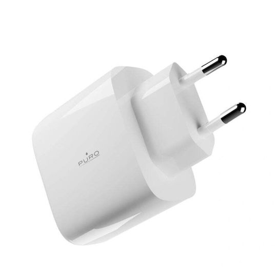 Puro Ladegerät ohne Kabel mit USB-C Anschluss 45W Weißs