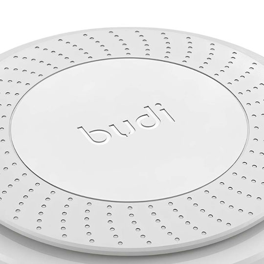 Budi Wireless Charger (Qi Pad) 10W Whites (BDG3A3000)