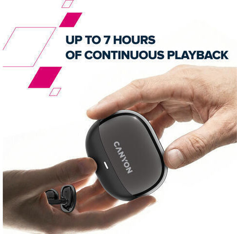 Canyon OnFlow 14 Open Ear Bluetooth Handsfree Headphones with Charging Case Black