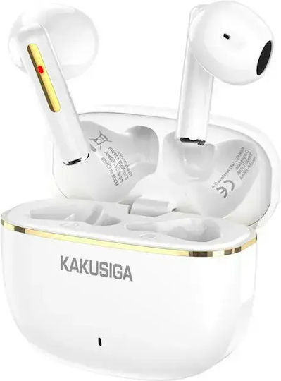 Kakusiga Kakusiga KSC-1482 Ohrstöpsel Bluetooth Kopfhörer mit Ladekoffer Weiße