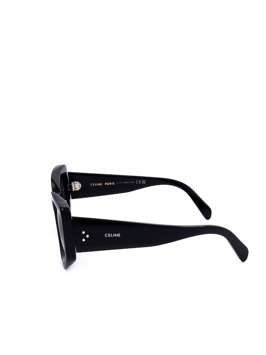 Celine Women's Sunglasses with Black Plastic Frame and Black Lens CL40277I-01A
