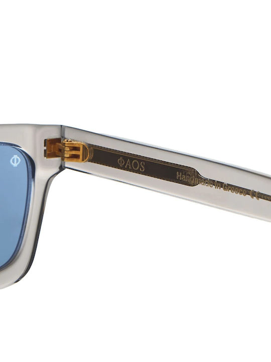 Faos Herren Sonnenbrille mit Gray Kunststoff Gestell und Gray Linse 474345