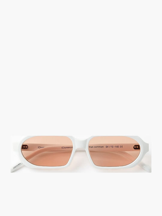 Common Sense Cs010 Sunglasses Λευκά with Acetate Frame & Orange Lens Common Sense Cs010 Sunglasses Λευκά with Acetate Frame & Orange Lens