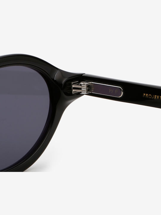 Projekt Produkt Men's Sunglasses with Black Plastic Frame and Black Lens 476382