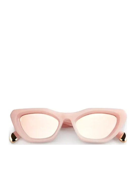 Oscar & Frank Baby Damen Sonnenbrille mit Rosa Kunststoff Gestell und Rosa Linse 424637