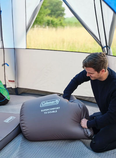 Coleman Selbstaufblasendes Doppeltes Camping Schlafmatten Schwarz