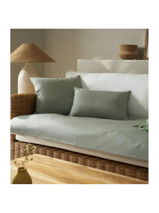 Gofis Home Emory 714/07 Ριχτάρι Πολυθρόνας 80x200εκ. Smoke Green