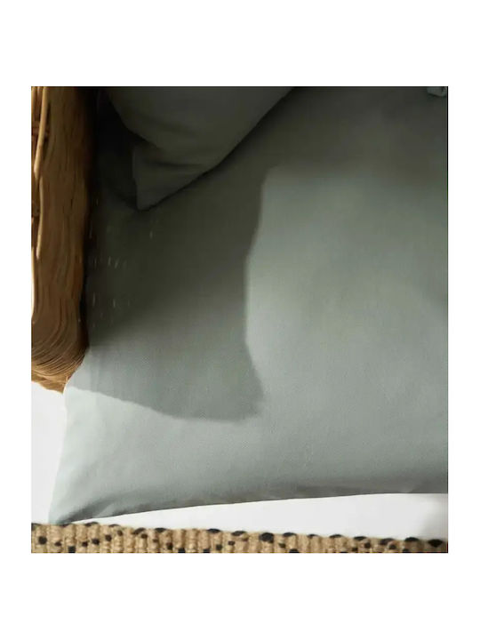 Gofis Home Emory 714/07 Ριχτάρι Πολυθρόνας 80x200εκ. Smoke Green