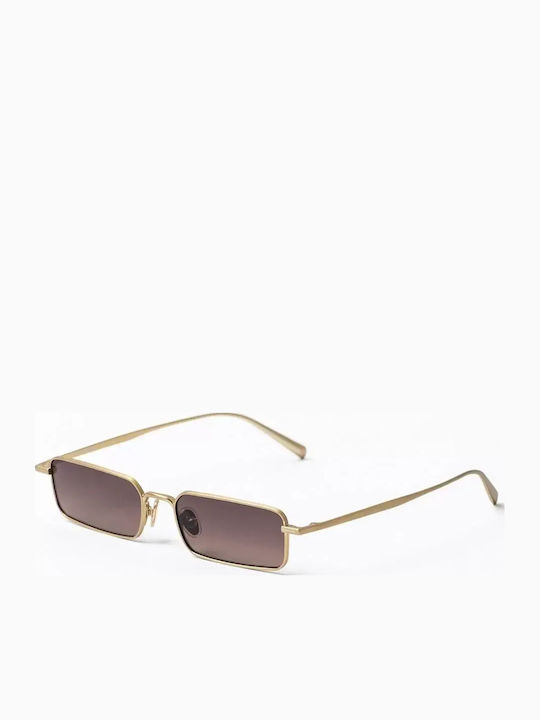 Common Sense Sunglasses Χρυσά with Metal Frame & Gold Lens Common Sense Sunglasses Χρυσά with Metal Frame & Gold Lens