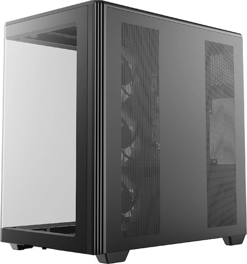 Deepcool CG590U 5F Gaming Midi Tower Κουτί Υπολογιστή με Πλαϊνό Παράθυρο και ARGB Φωτισμό Μαύρο