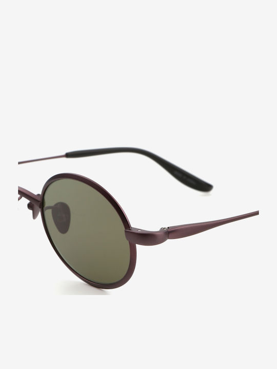Projekt Produkt Men's Sunglasses with Purple Metal Frame and Purple Lens 476450