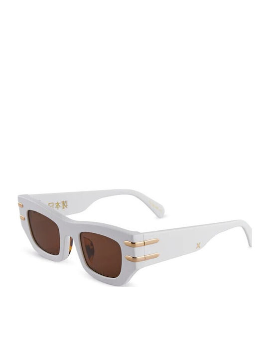 Oscar & Frank Sunglasses Λευκά with Acetate Frame & Brown Lens Oscar & Frank Sunglasses Λευκά with Acetate Frame & Brown Lens