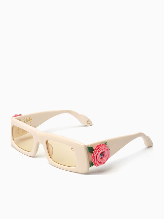 Etnia Barcelona Women's Sunglasses with Beige Plastic Frame and Beige Lens 476562