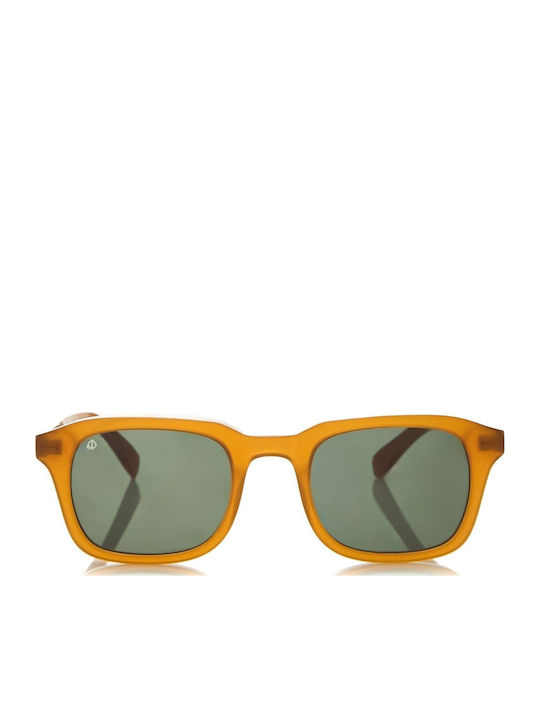 Faos Santorini Herren Sonnenbrille mit Braun Kunststoff Gestell und Braun Linse 474307