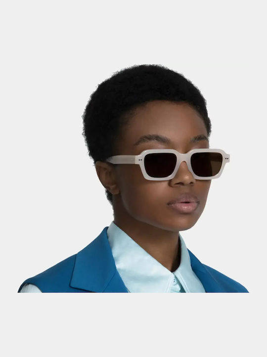 De Sunglasses Ochelari de soare Bej cu Cadru & Bej Lentilă De Sunglasses Ochelari de soare Bej cu Cadru & Bej Lentilă