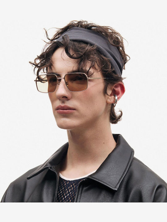 Projekt Produkt Sunglasses Χρυσά with Metal Frame & Gold Lens
