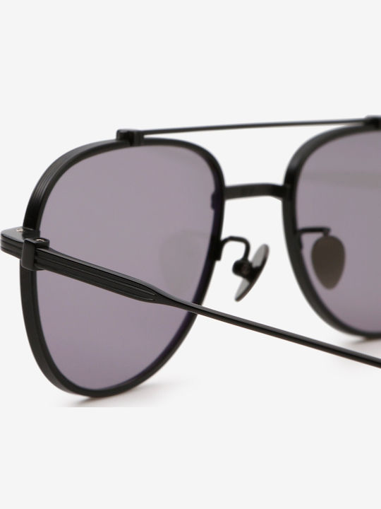 Projekt Produkt Unisex Sunglasses with Black Metal Frame and Gray Lens 476454