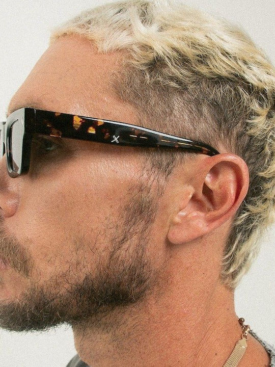 Oscar & Frank Jones Unisex Sunglasses with Brown Tartaruga Plastic Frame and Brown Lens 477027