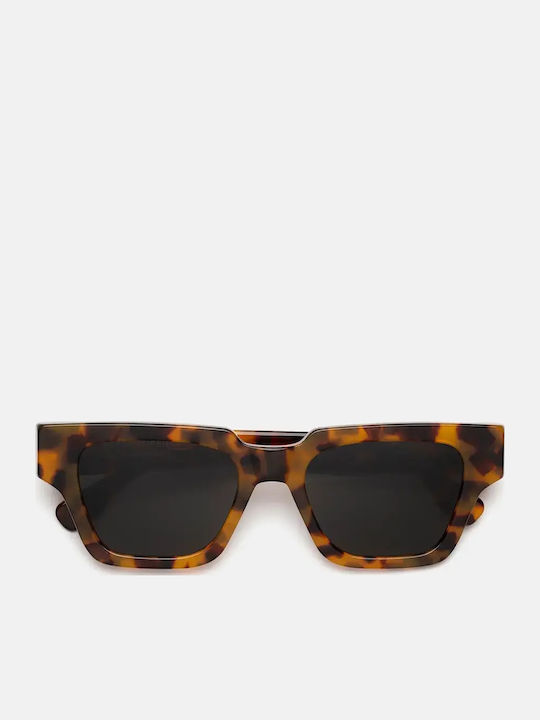Retrosuperfuture Storia Unisex Sonnenbrille mit Kunststoff Gestell Spotted Havana