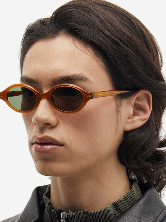 Projekt Produkt Sunglasses Brown with Acetate Frame & Brown Lens