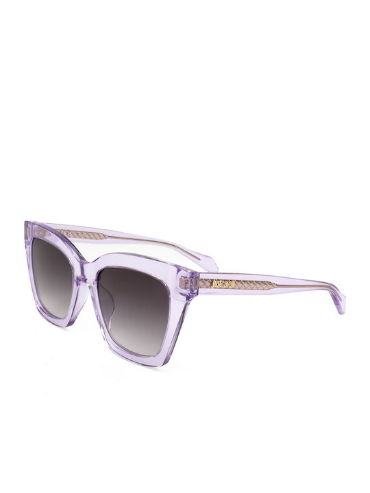 Just Cavalli Women's Sunglasses with Purple Plastic Frame and Blue Lens