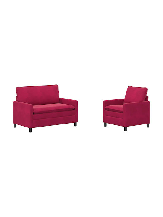 vidaXL Wohnzimmermöbel-Set 2-Sitzer & Sessel