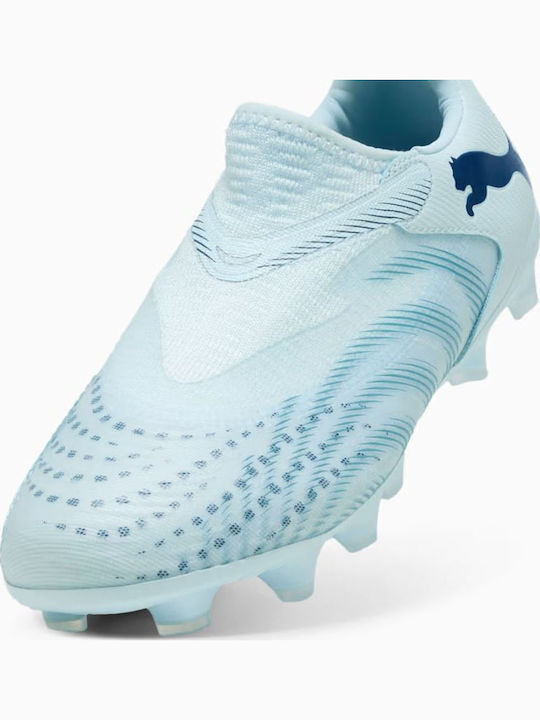 Future 9 Match FG/AG Ghete De Fotbal Pentru Copii Cu Crampoane Albastru Deschis