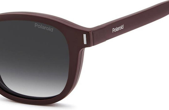 Polaroid Unisex Γυαλιά Οράσεως Pld 6203/cs 7bl Προσθετο Clipon Μπορντο Γκρίζο