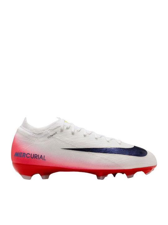 Mercurial Vapor 16 Pro FG Детски Футболни Обувки с Бутони Бежови