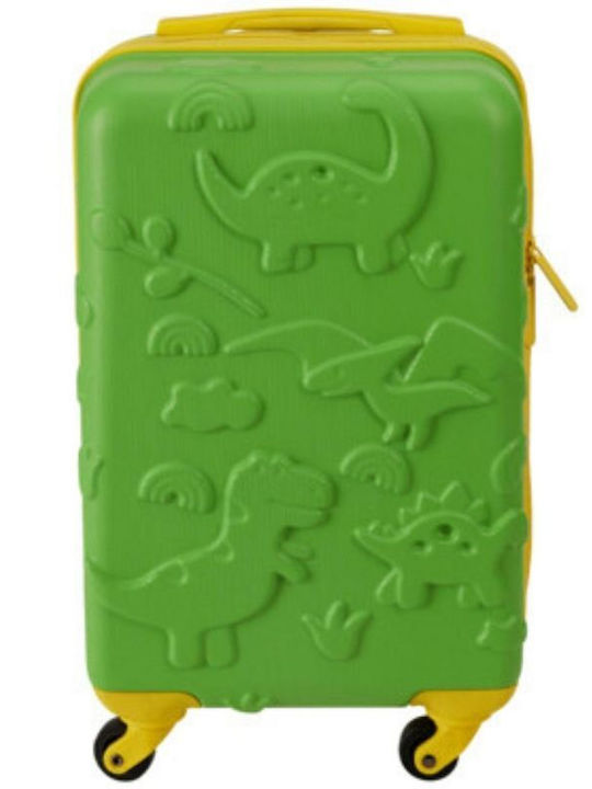 Green Kinder Handgepäck Hartkoffer Grün mit 4 Rädern