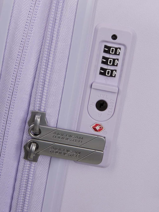 American Tourister Neovibe Kabinenkoffer Hart Fresh Flieder mit 4 Rädern Höhe 55cm