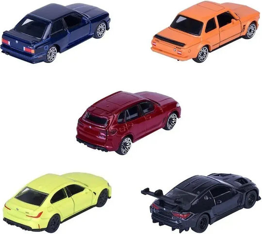 Majorette Set 5 Mașinuțe Metalice Bmw 7.5cm