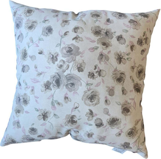 Μαξιλάρι Καναπέ από 100% Βαμβάκι Pastel Violet 50x50εκ.