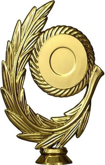 Plastic Figure In General 50mm Gold Plastic Wreath F78/g Golden