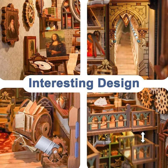 Miniature Book Nook House Leonardo Da Vinci