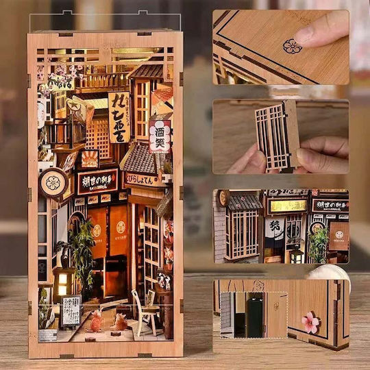 Miniature Book Nook House Maneki Neko Corner