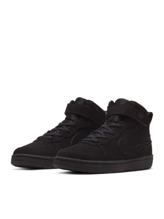 Court Borough Mid 2 Kids Sports Shoes Running Black